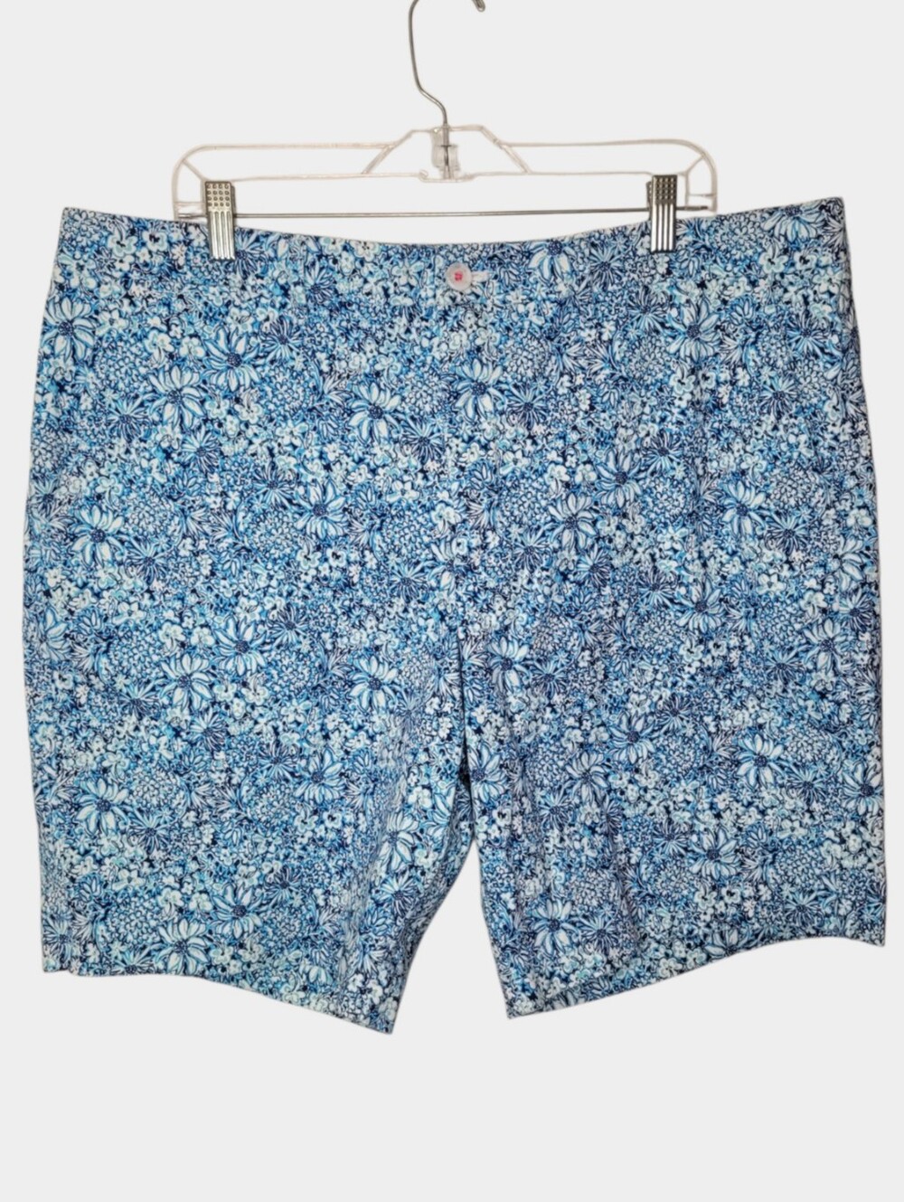 Lilly Pulitzer Mens Beaumont Shorts 40 Blue Floral GTH